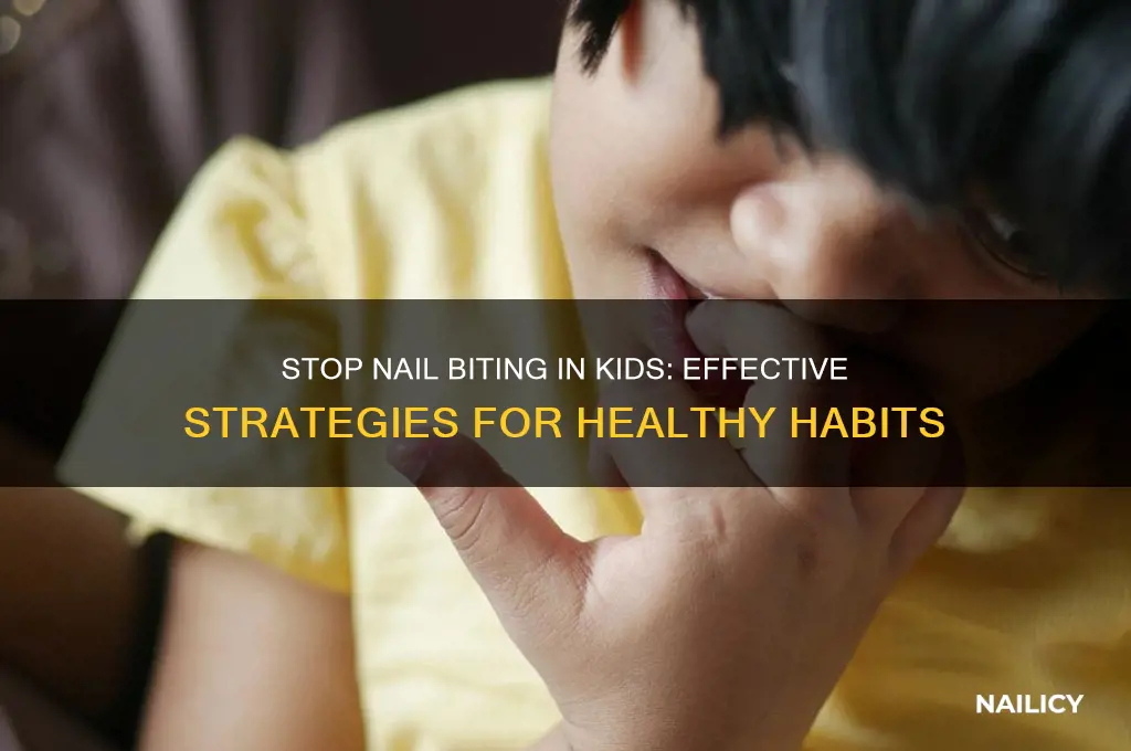 how to help kids not bite nails