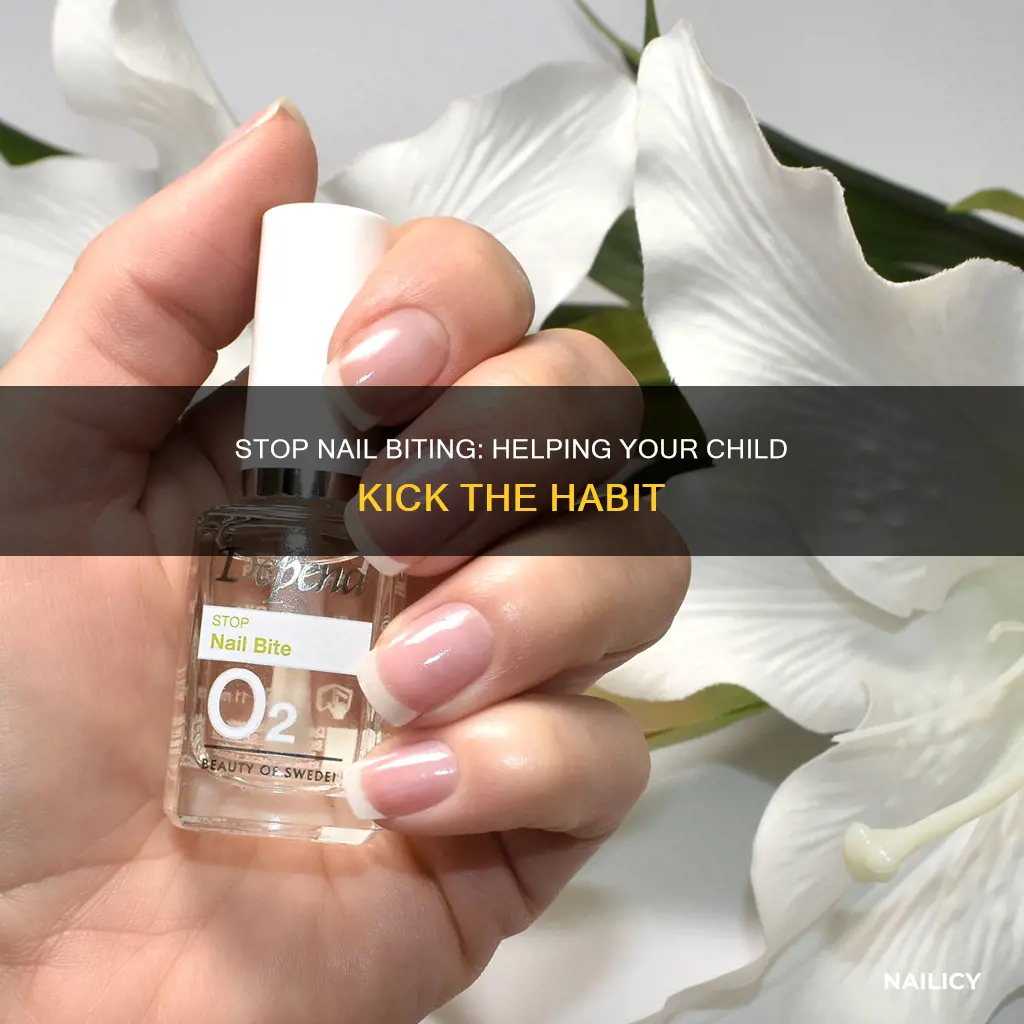 how to help my child not eat his finger nails