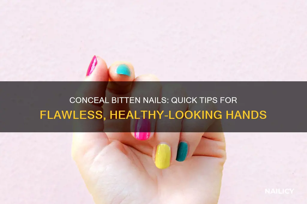 how to hide bitten nails
