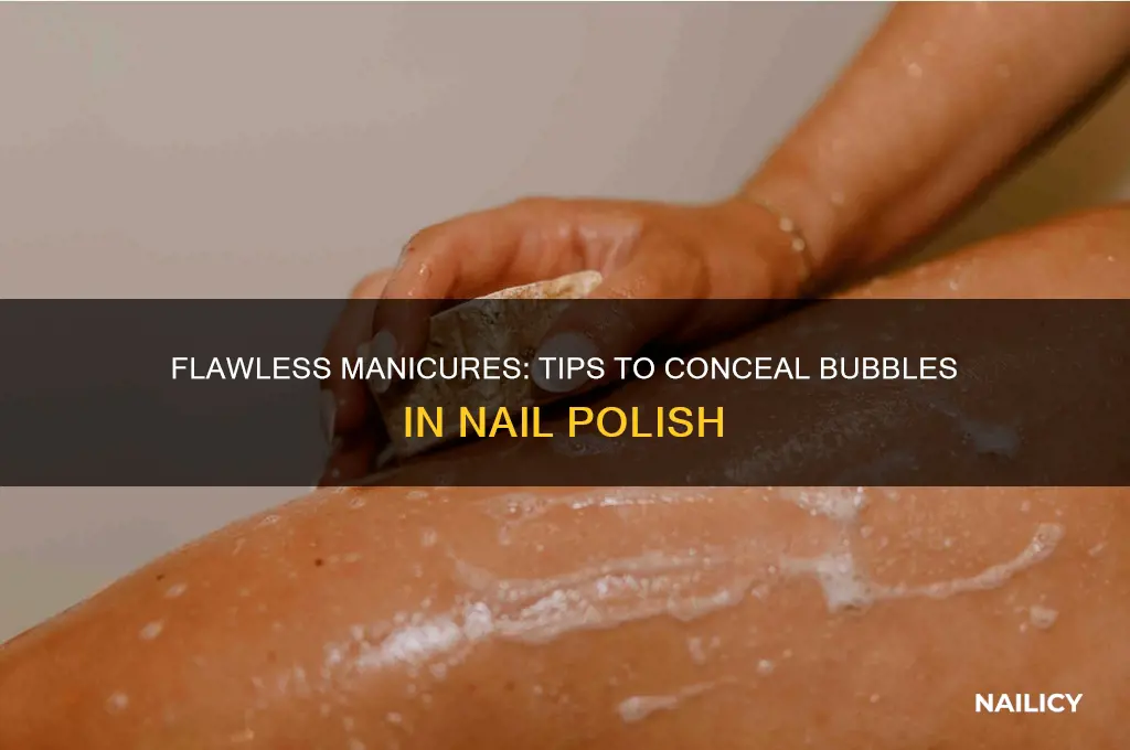 how to hide bubbles in nail polish