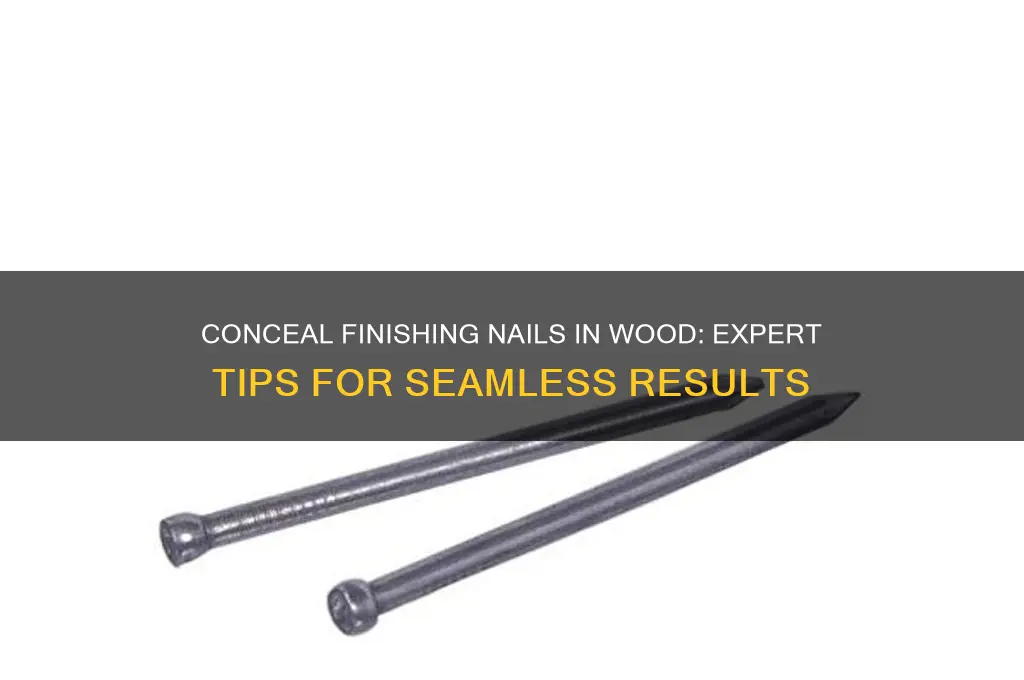 how to hide finishing nails in wood