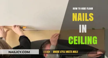 Conceal Floor Nails in Ceilings: A Seamless DIY Guide