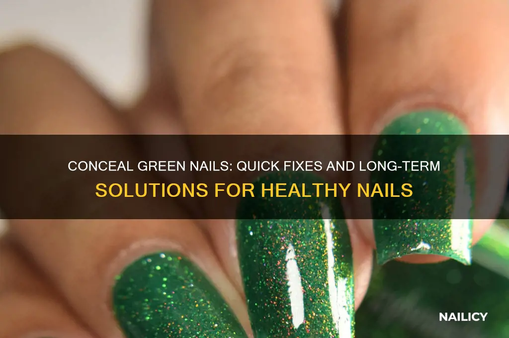 how to hide green nail
