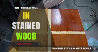 Conceal Nail Holes in Stained Wood: Quick and Easy Fixes