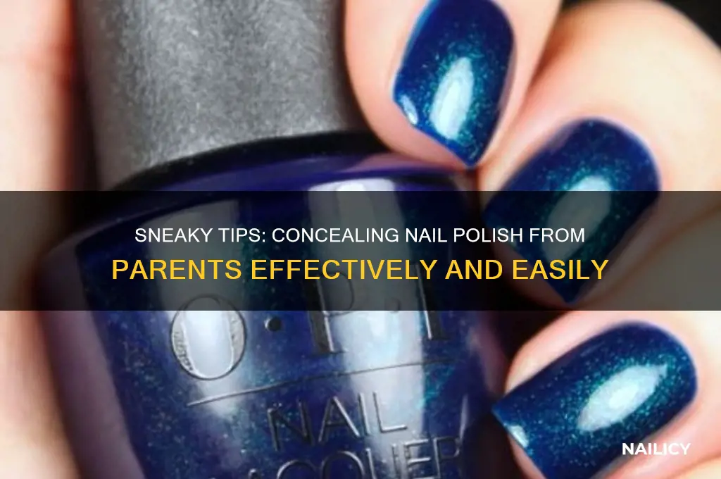 how to hide nail polish from parents