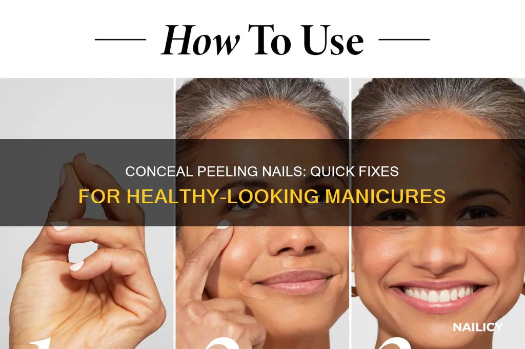 how to hide peeling nails
