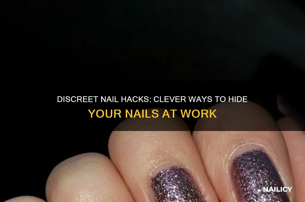how to hide your nails at work