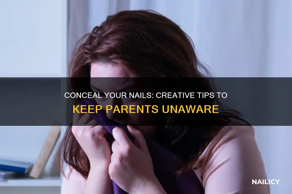 how to hide your nails from parents
