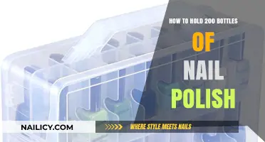 Organize Your Nail Polish Collection: 200-Bottle Storage Solutions