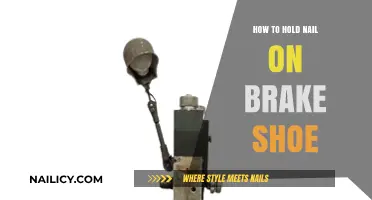 Mastering Brake Shoe Repairs: Securely Holding Nails in Place