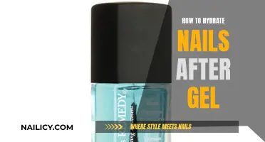 Hydrating Nails: Post-Gel Care and Repair