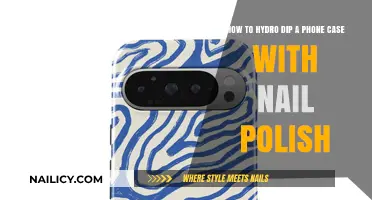 DIY Hydro Dipping: Transform Your Phone Case with Nail Polish