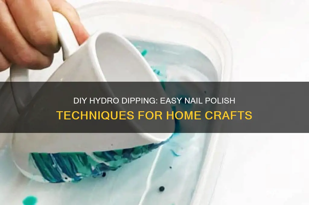 how to hydro dip at home with nail polish