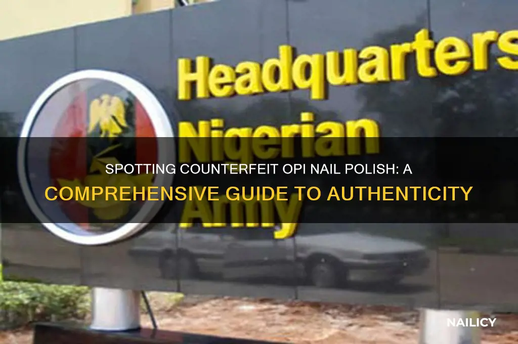 how to identify fake opi nail polish