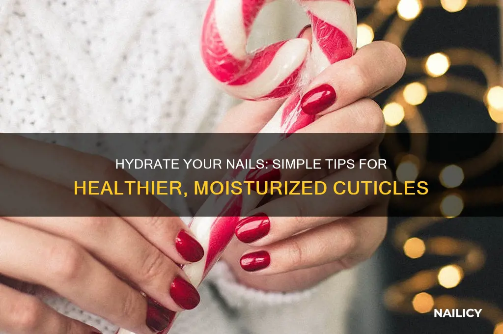 how to increase moisture in the nails