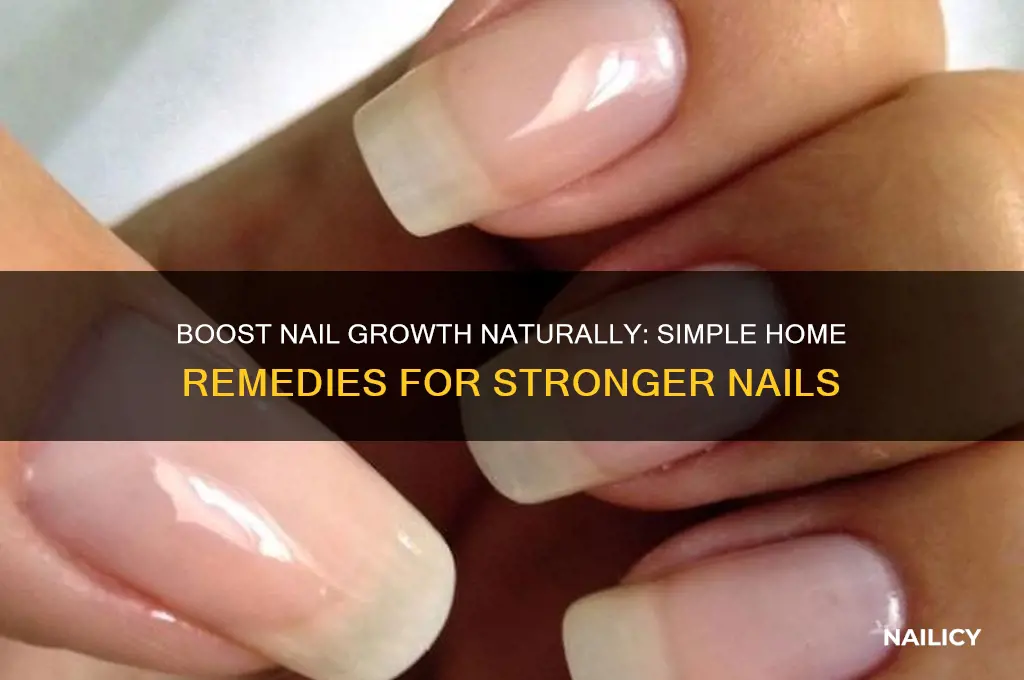 how to increase nail growth at home