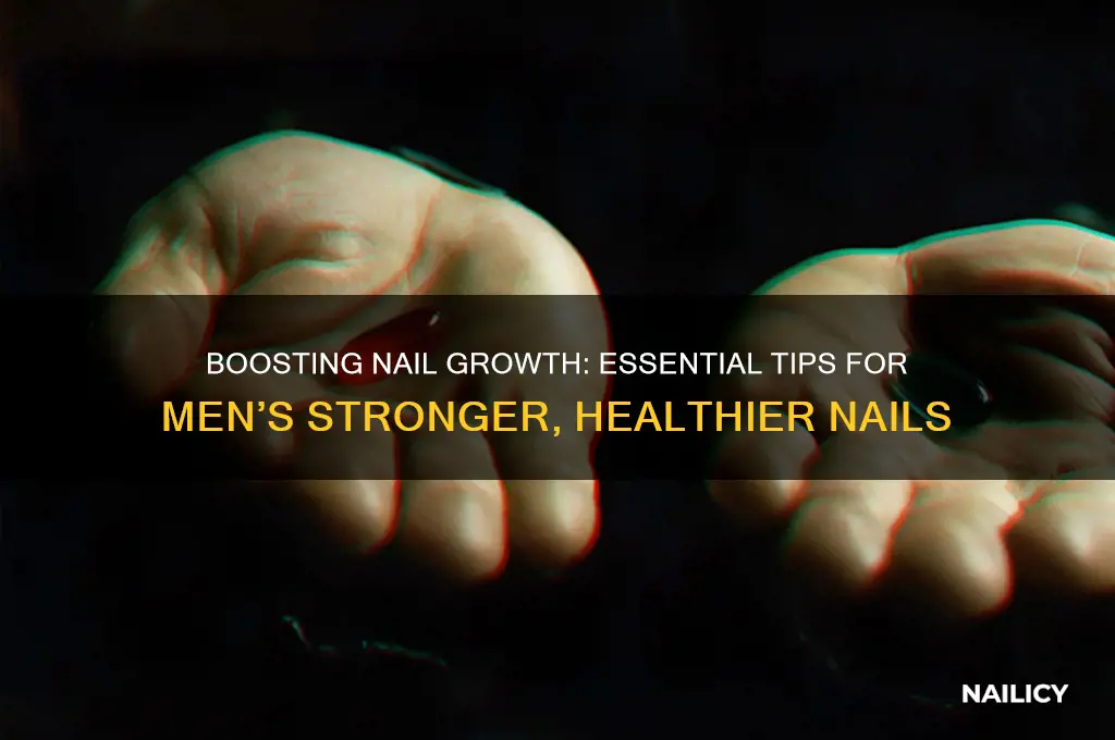 how to increase nail growth for men
