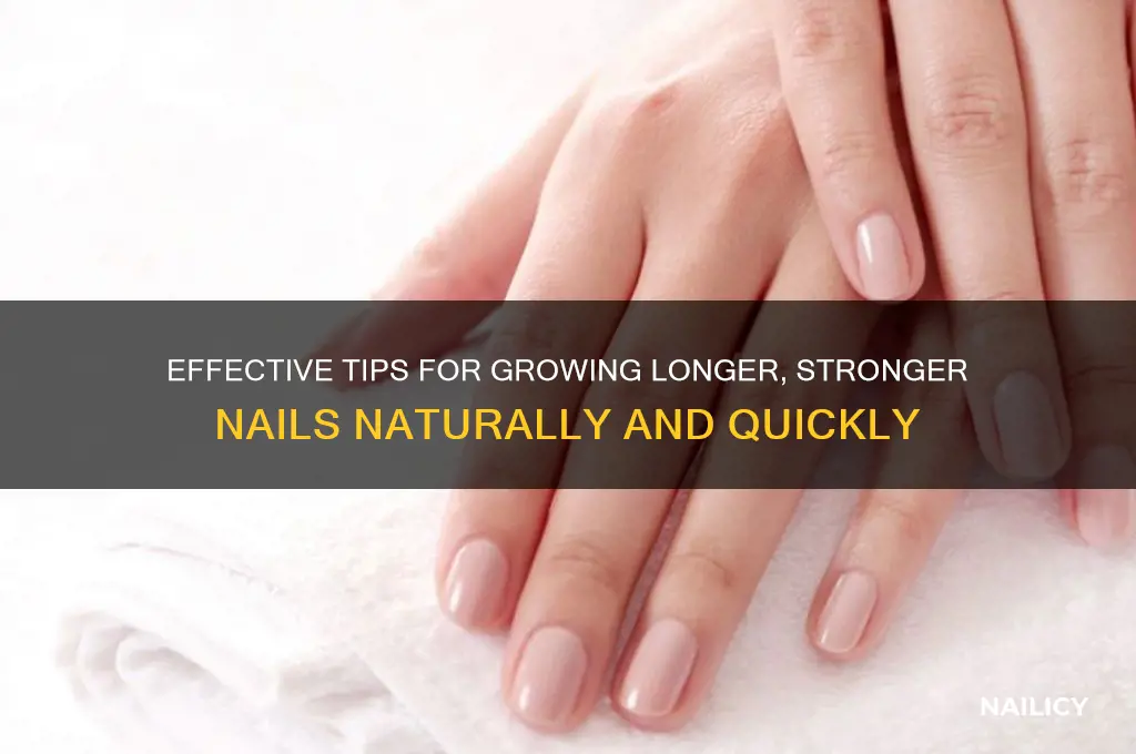 how to increase nails length