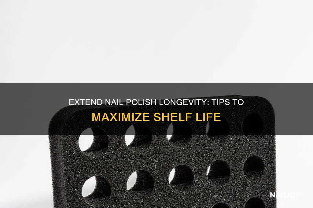 how to increase shelf life of nail polish