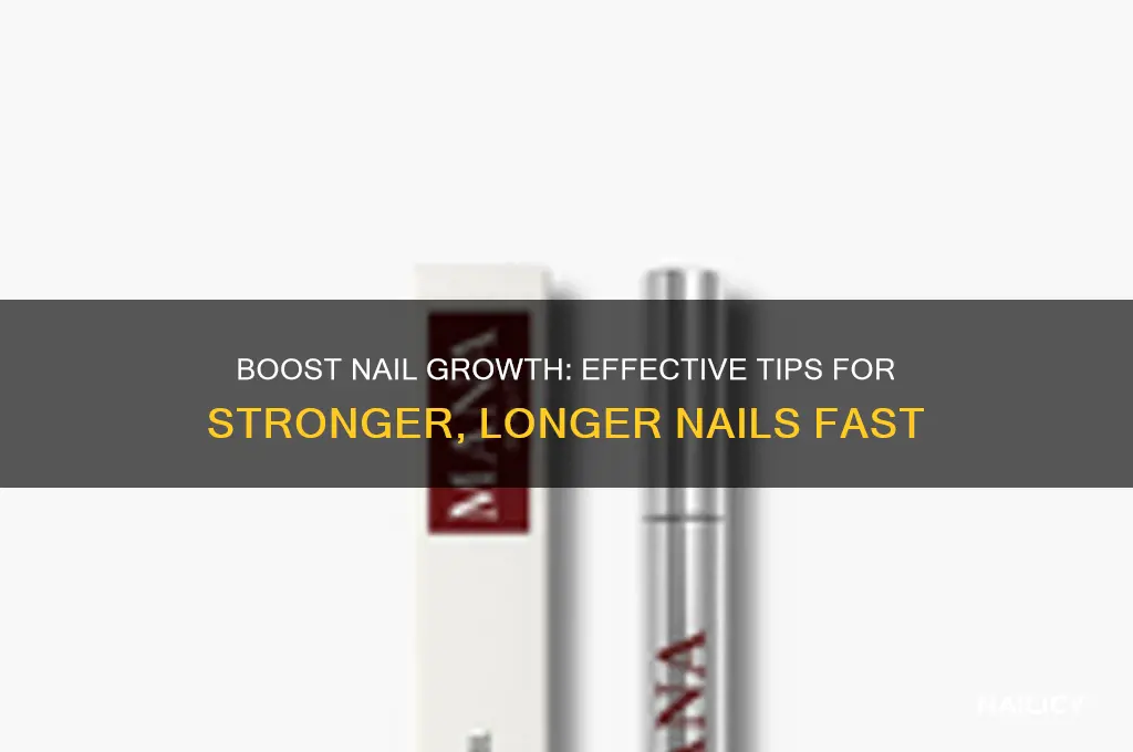 how to increase the growth rate of nails