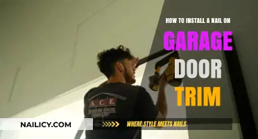 Nailing Garage Door Trim: A Step-by-Step Guide