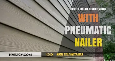 Mastering Cement Siding Installation with a Pneumatic Nailer: Step-by-Step Guide