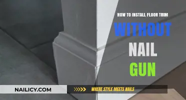 Install Floor Trim: No Nail Gun, No Problem
