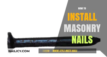 Mastering Masonry Nails: A Step-by-Step Installation Guide for Beginners