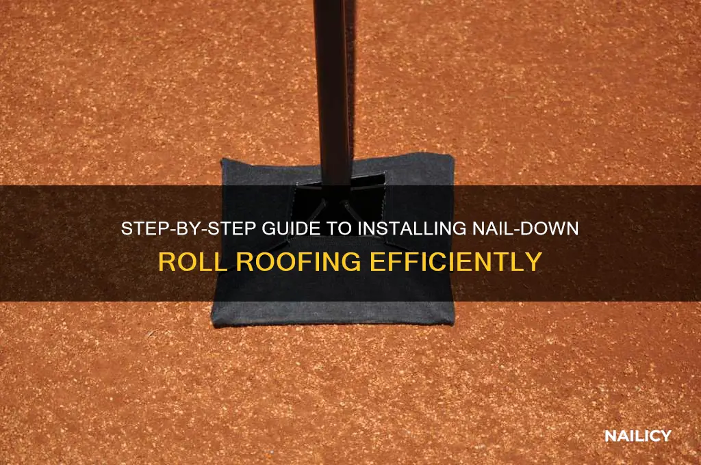 how to install nail down roll roofing