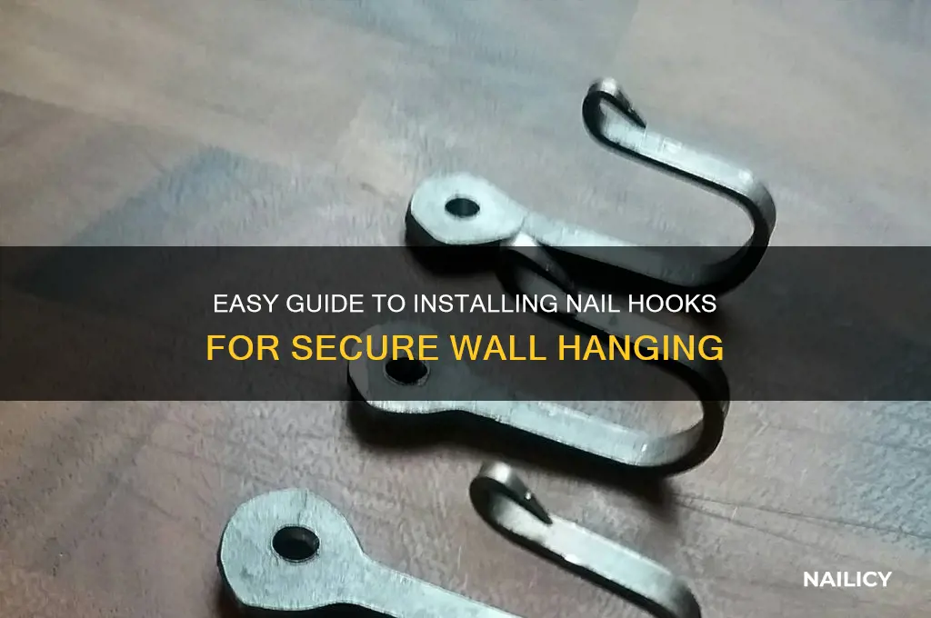 how to install nail hooks