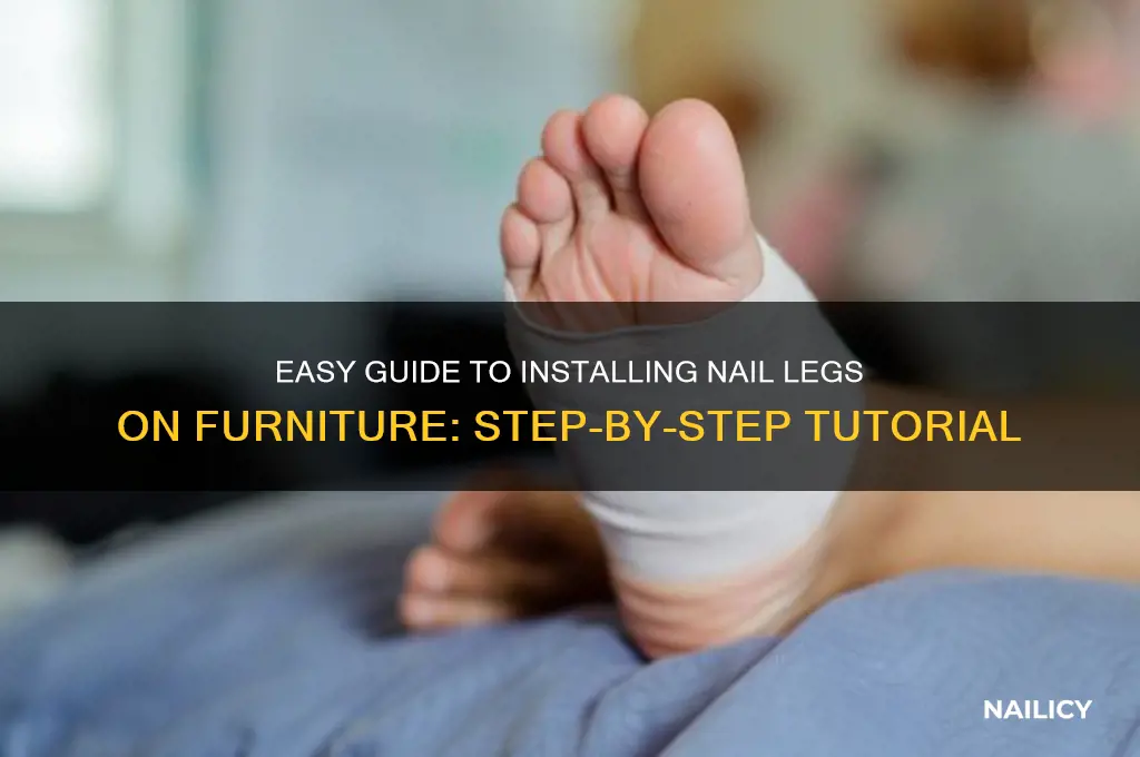 how to install nail leg