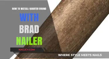 Installing Quarter Round with a Brad Nailer: A Step-by-Step Guide