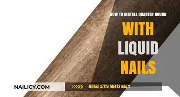 Easy Quarter Round Installation Using Liquid Nails: A Step-by-Step Guide