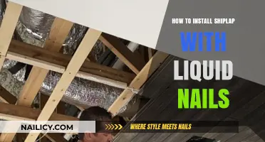 Easy Shiplap Installation Guide: Using Liquid Nails for a Seamless Finish