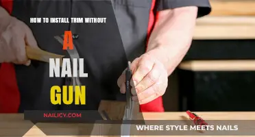 Trim Installation: Nail Gun-Free Method