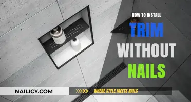 Easy Trim Installation: No Nails Required