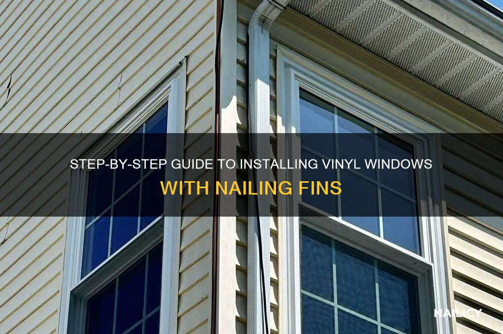 how to install vinyl window with nailing fin