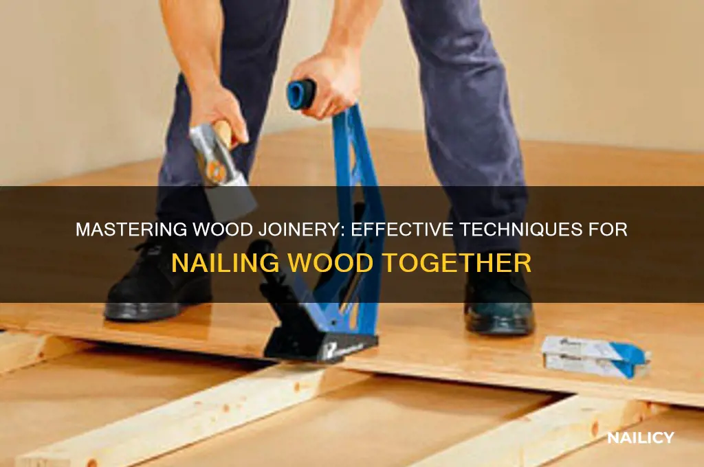 how to join wood together with nails
