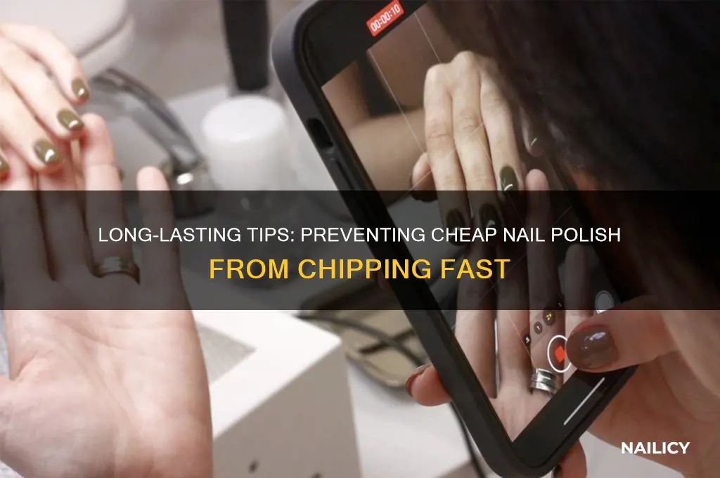 how to keep cheap nail polish from chipping