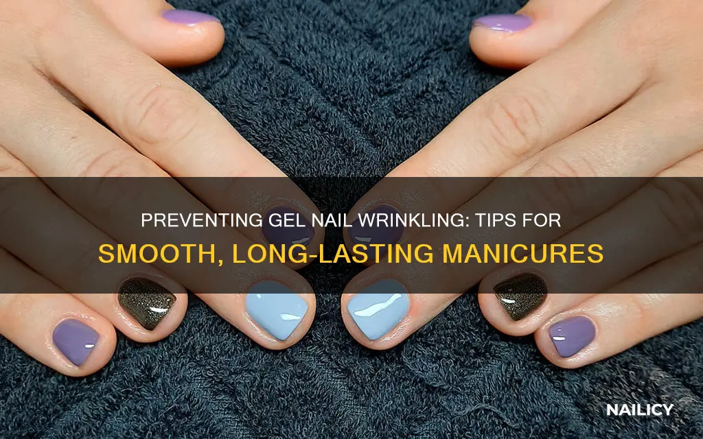 how to keep gel nails from wrinkling