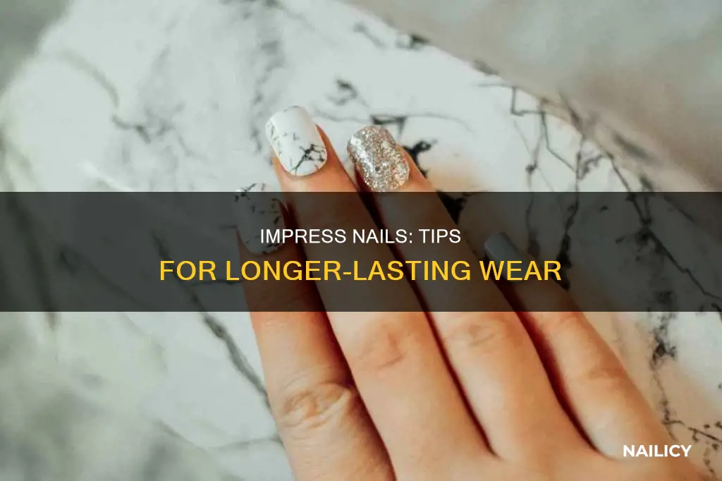 how to keep impress nails on longer