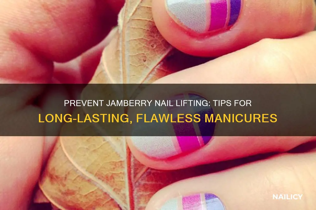 how to keep jamberry nails from lifting
