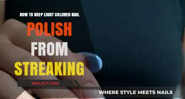 Prevent Streaks: Tips for Flawless Light-Colored Nail Polish Application