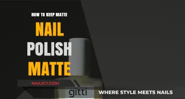 Maintain Matte Manicures: Tips to Keep Nail Polish Dull and Chic