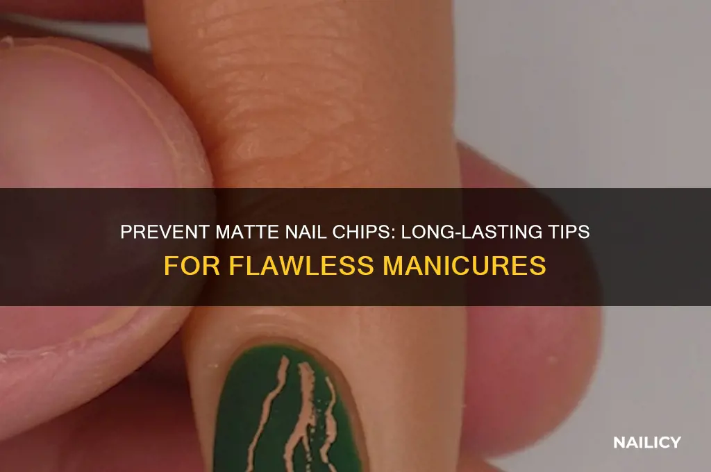 how to keep matte nails from chipping