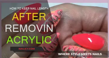 Maintain Natural Nail Length Post-Acrylic Removal