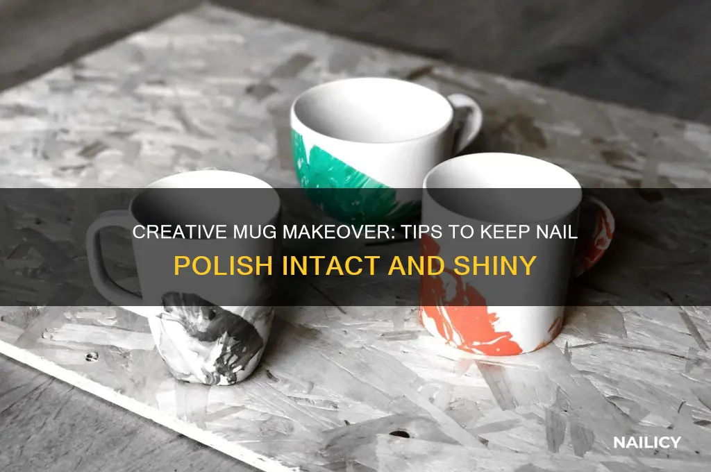 how to keep nail polish on a mug