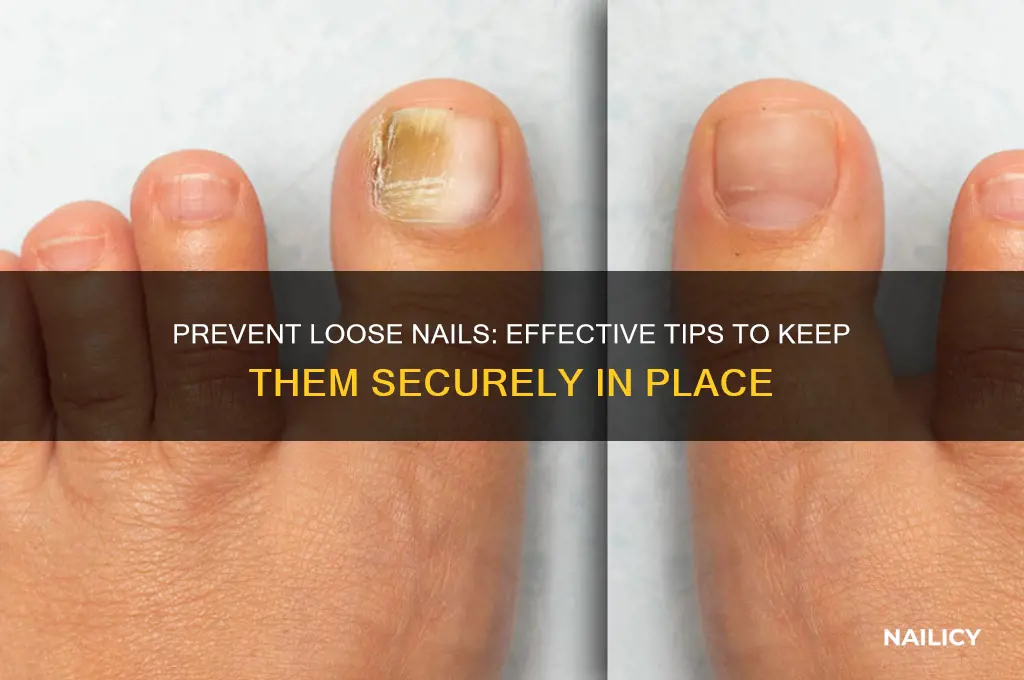 how to keep nails from coming back out