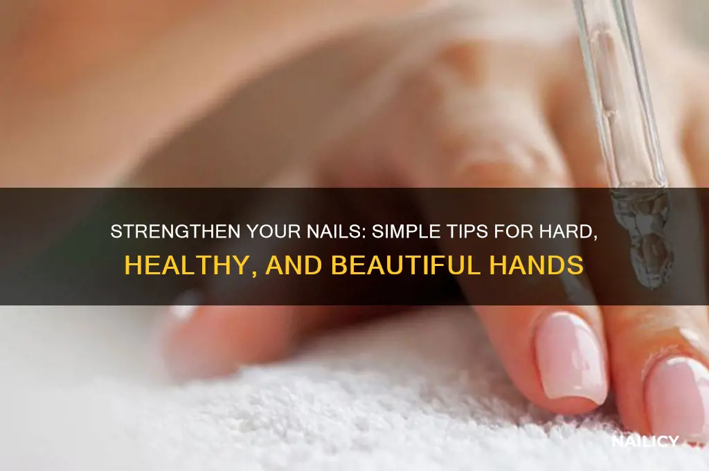 how to keep nails hard
