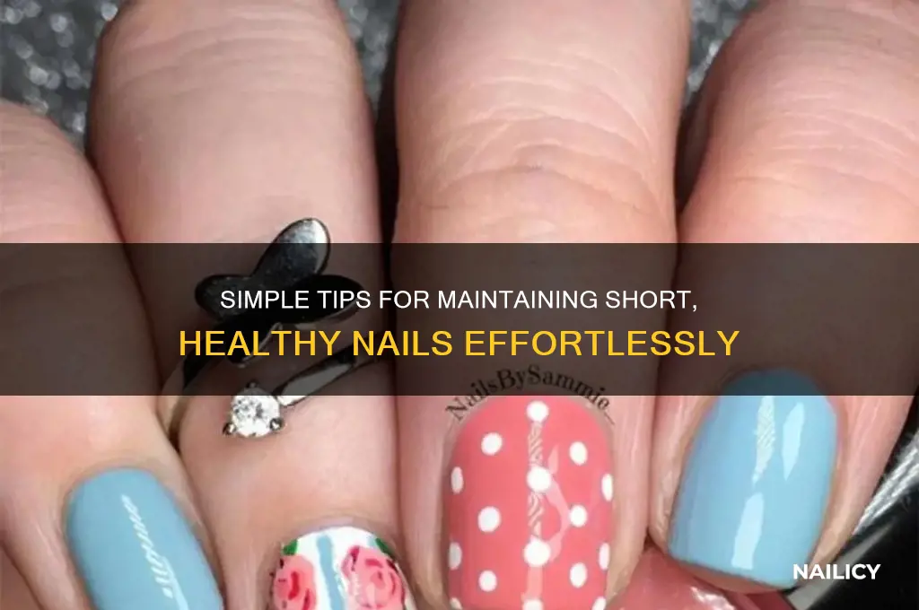 how to keep nails short
